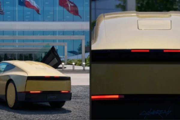 Tesla показала перший Cybercab зі Starlink на даху: навіщо він йому потрібен